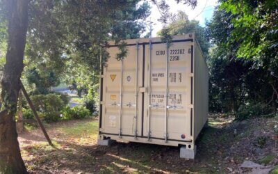 ワンウェイコンテナ設置例：福岡県 うきは市 S社様